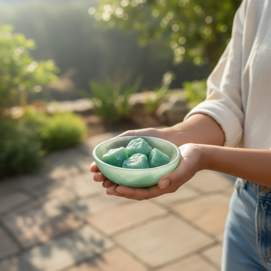 Green Aventurine Bowl – Prosperity, Growth & Good Luck