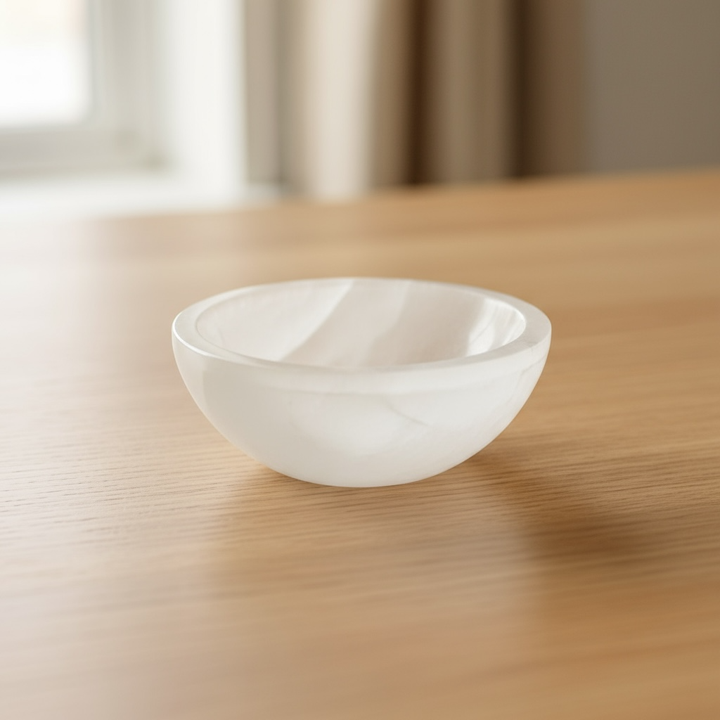 Selenite Bowl – Energy Cleansing & Aura Purification