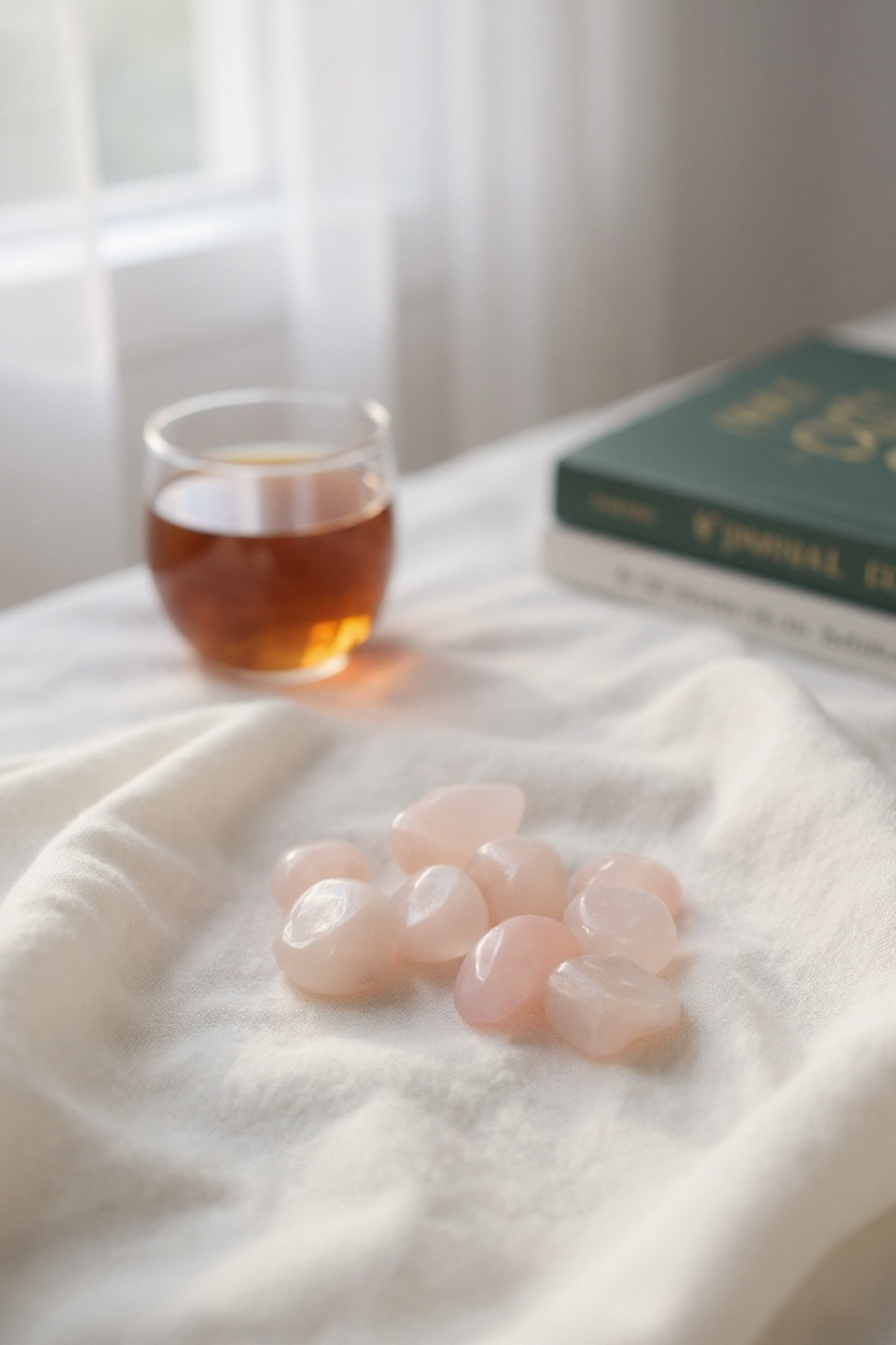 Rose Quartz Tumble Stone – Love, Healing & Emotional Harmony