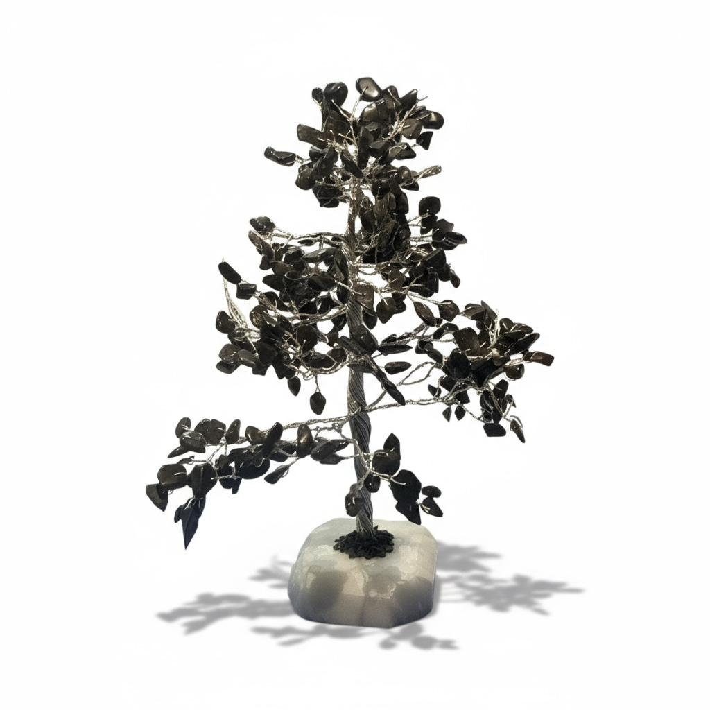 Black Tourmaline Crystal Tree – Protection, Grounding & Energy Shield