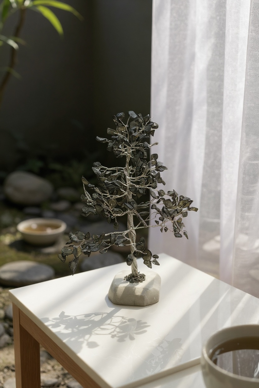 Black Tourmaline Crystal Tree – Protection, Grounding & Energy Shield