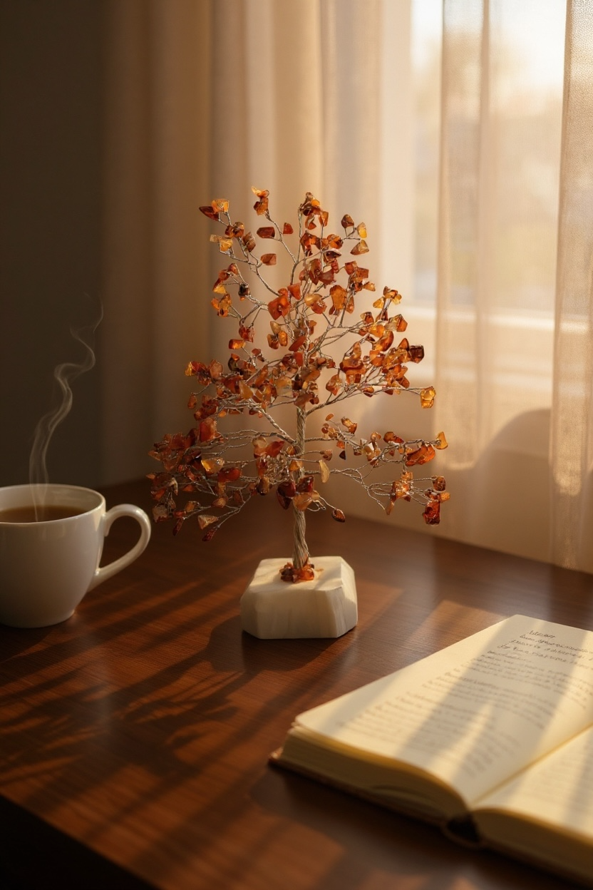 Carnelian Crystal Tree – Confidence, Courage & Vitality