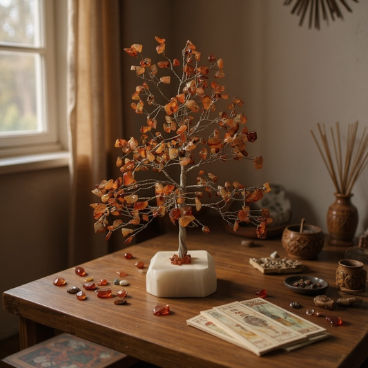 Carnelian Crystal Tree – Confidence, Courage & Vitality