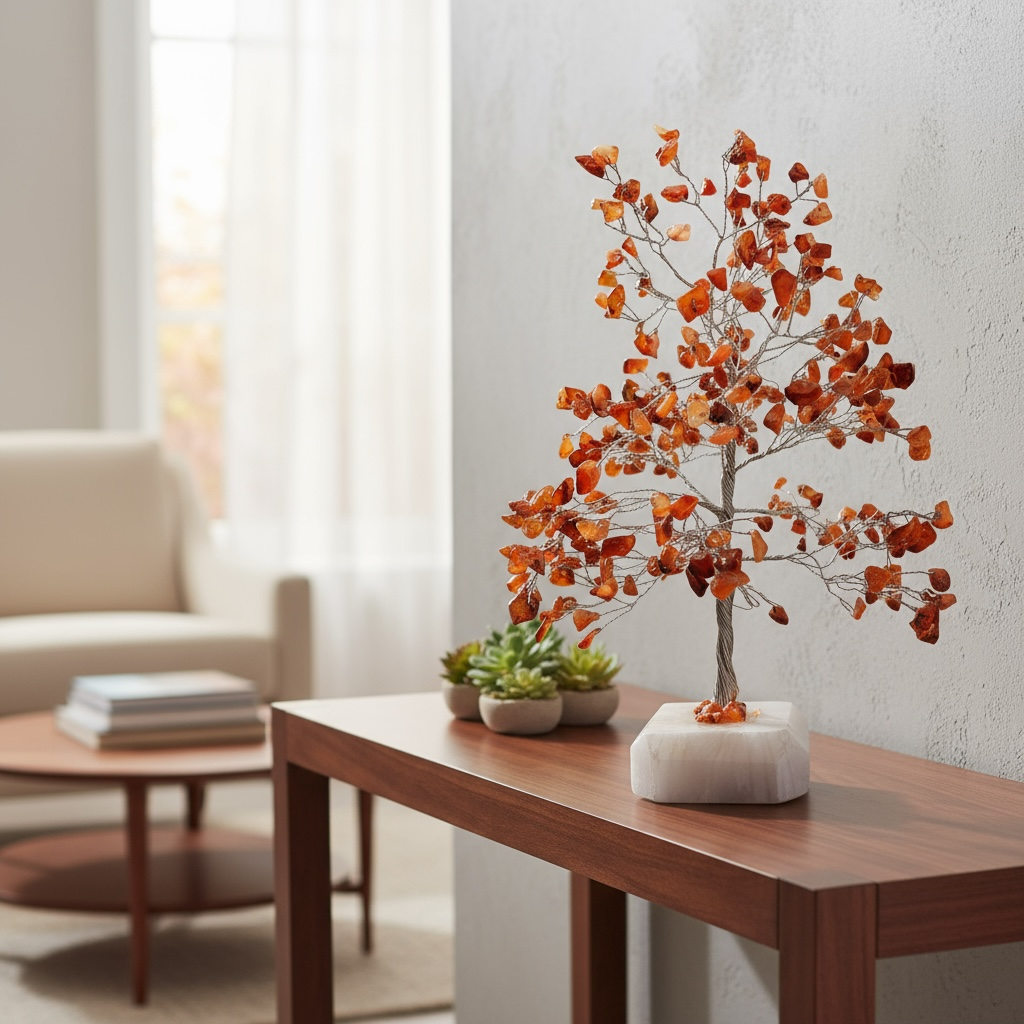 Carnelian Crystal Tree – Confidence, Courage & Vitality