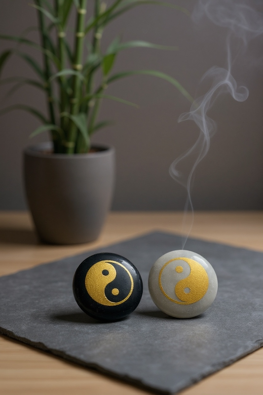 Ying Yang Zibu Symbol Stones – Balance, Duality & Universal Harmony