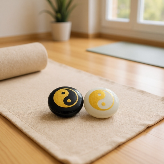 Ying Yang Zibu Symbol Stones – Balance, Duality & Universal Harmony