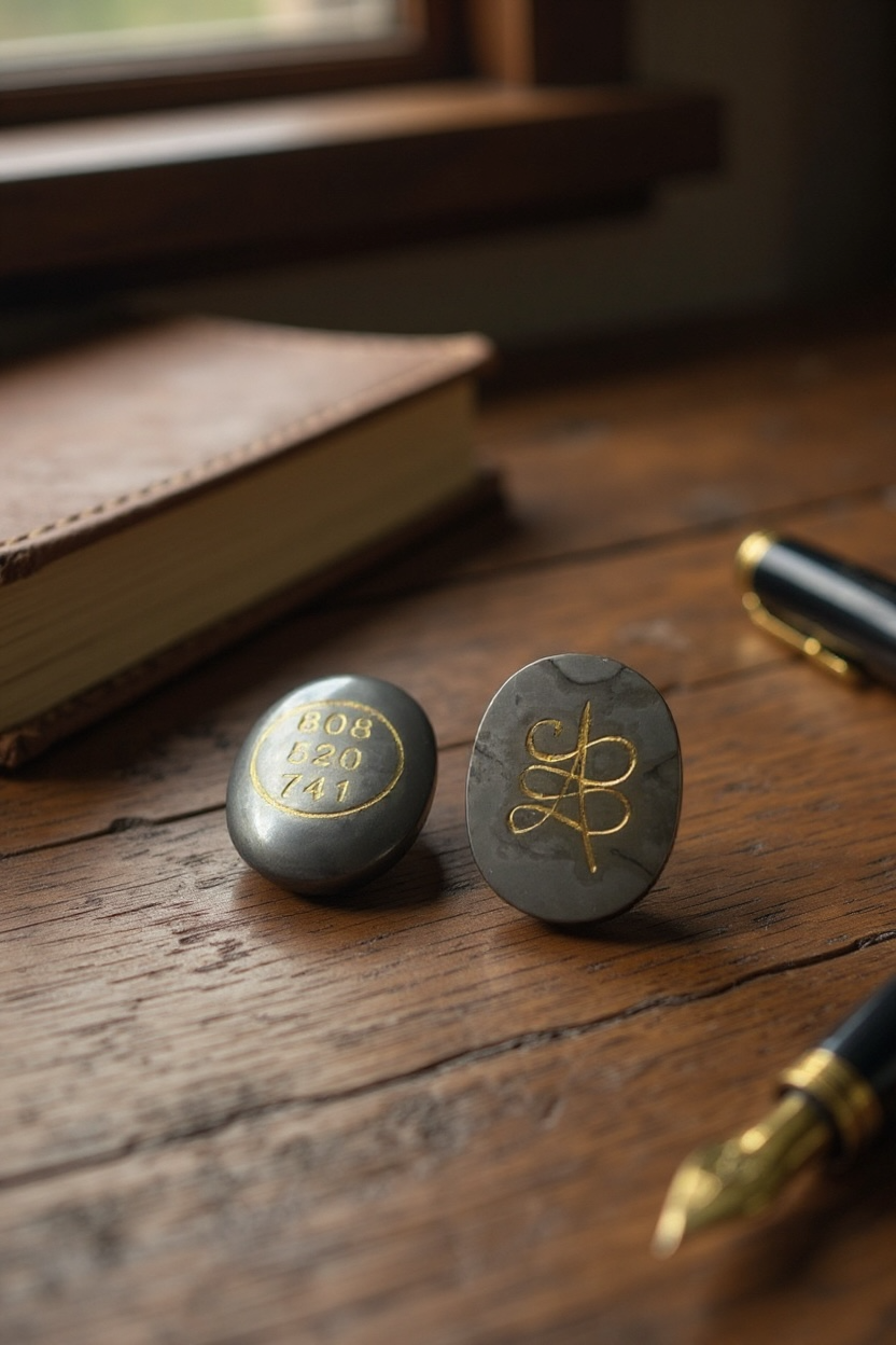 Pyrite Zibu Symbol Stone – Wealth, Protection & Manifestation Energy