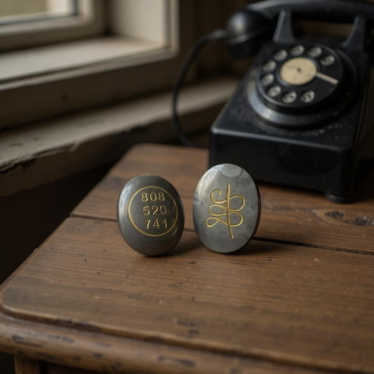 Pyrite Zibu Symbol Stone – Wealth, Protection & Manifestation Energy