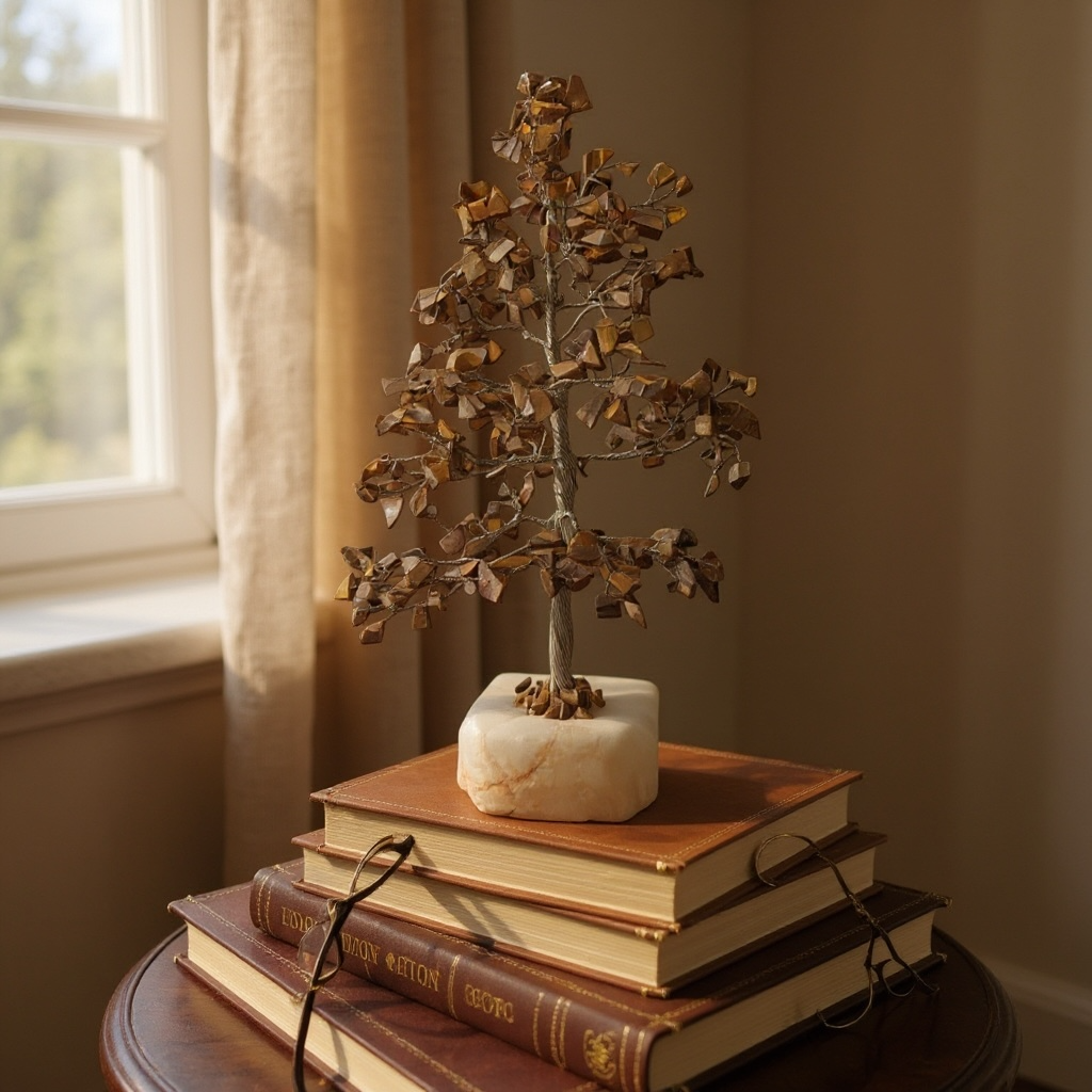 Tiger Eye Crystal Tree – Courage, Confidence & Protection