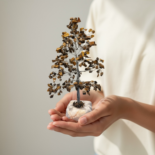 Tiger Eye Crystal Tree – Courage, Confidence & Protection