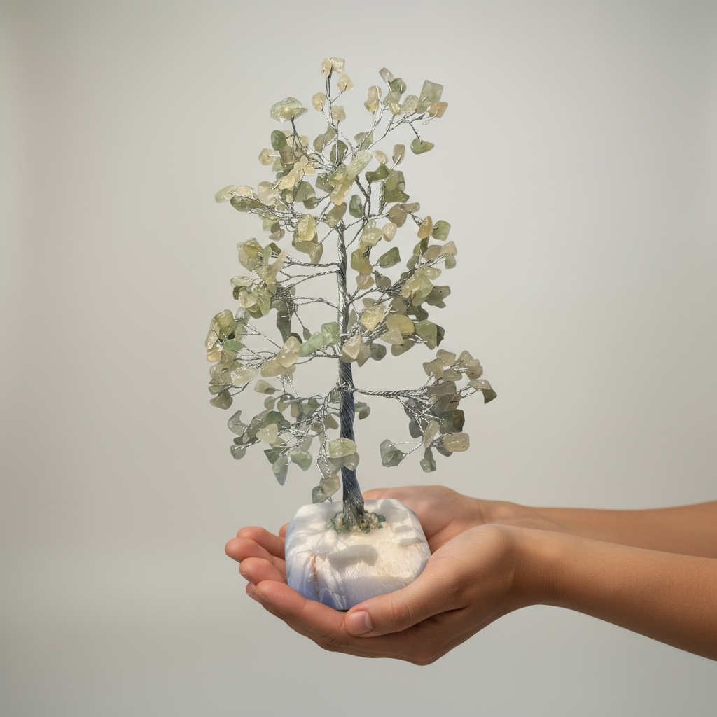 Green Aventurine Crystal Tree – Luck, Growth & Prosperity