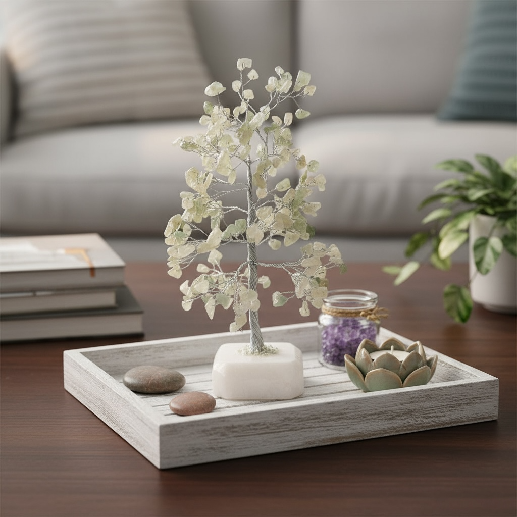 Green Aventurine Crystal Tree – Luck, Growth & Prosperity