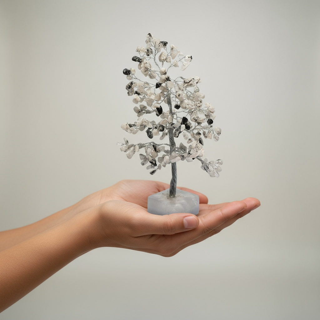 White Rainbow Crystal Tree – Purity, Protection & Positive Energy