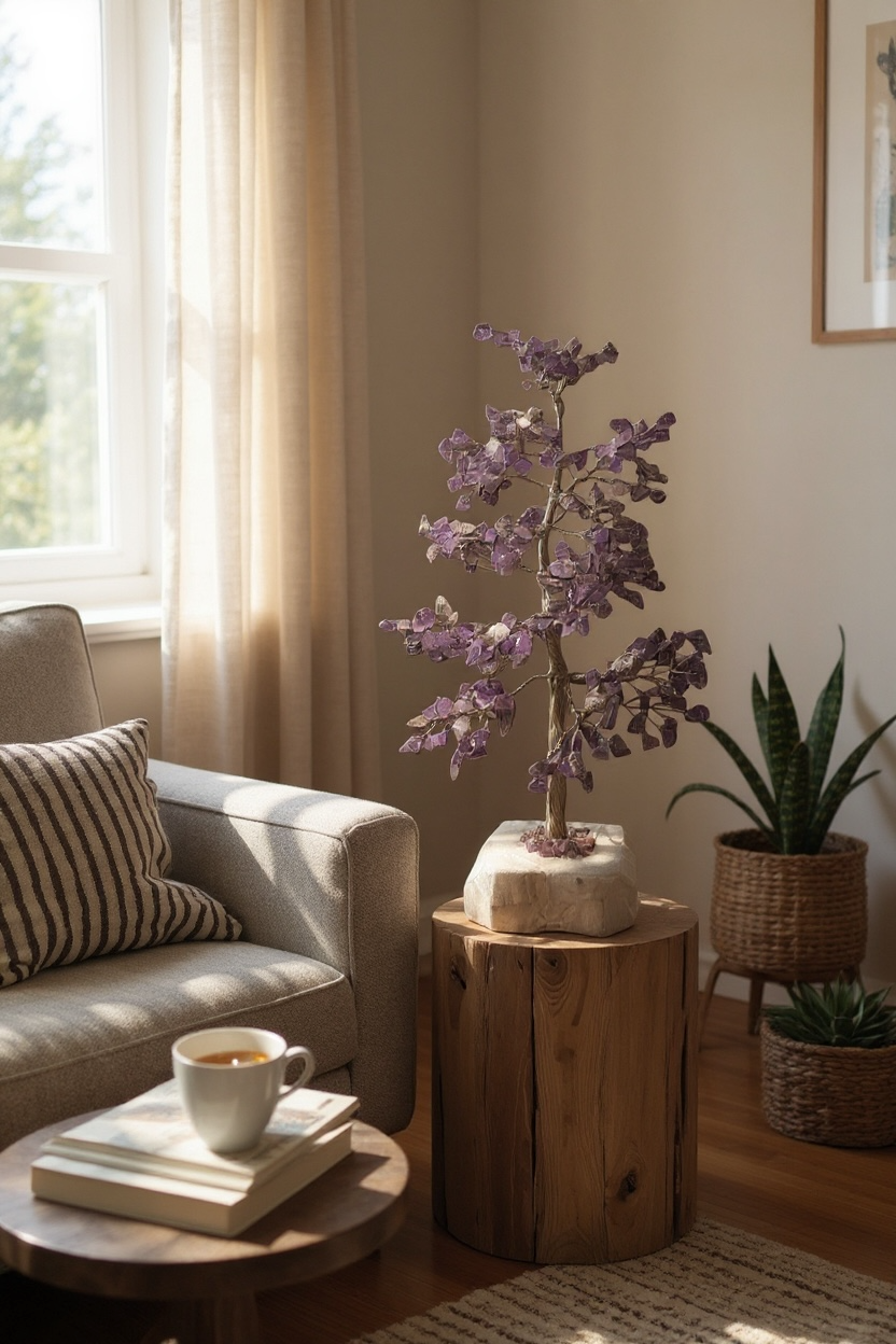 Amethyst Crystal Tree – Peace, Intuition & Spiritual Balance