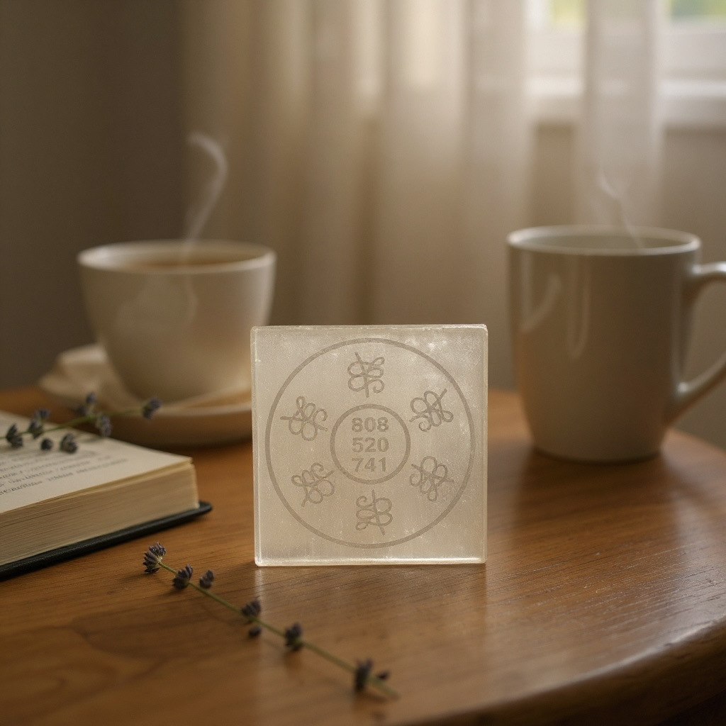 Selenite Plate – Chakra Alignment & Energy Cleansing