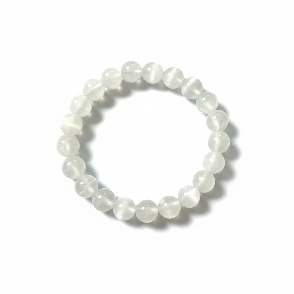 Selenite Bracelet – Aura Cleanser & Energy Shield