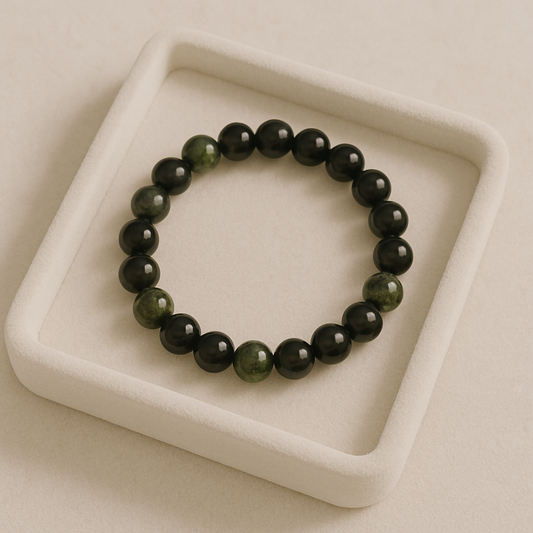 Black Obsidian Protection & Grounding Bracelet