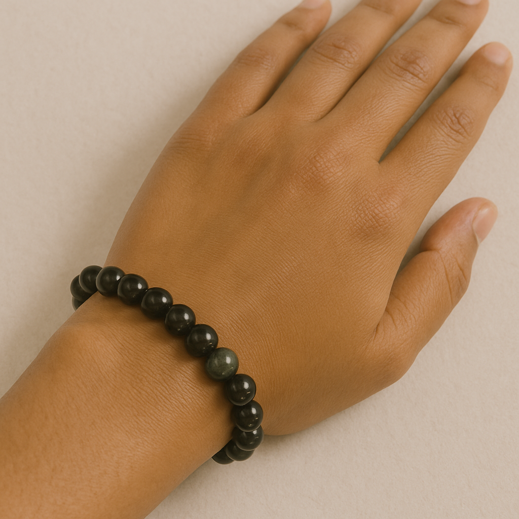 Black Obsidian Protection & Grounding Bracelet
