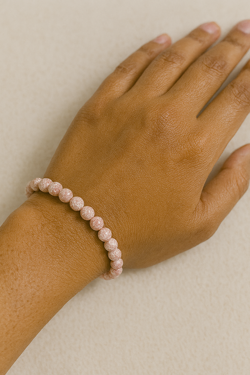 Rhodonite Heart Healing Bracelet