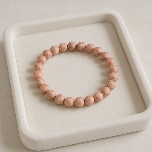 Rhodonite Heart Healing Bracelet