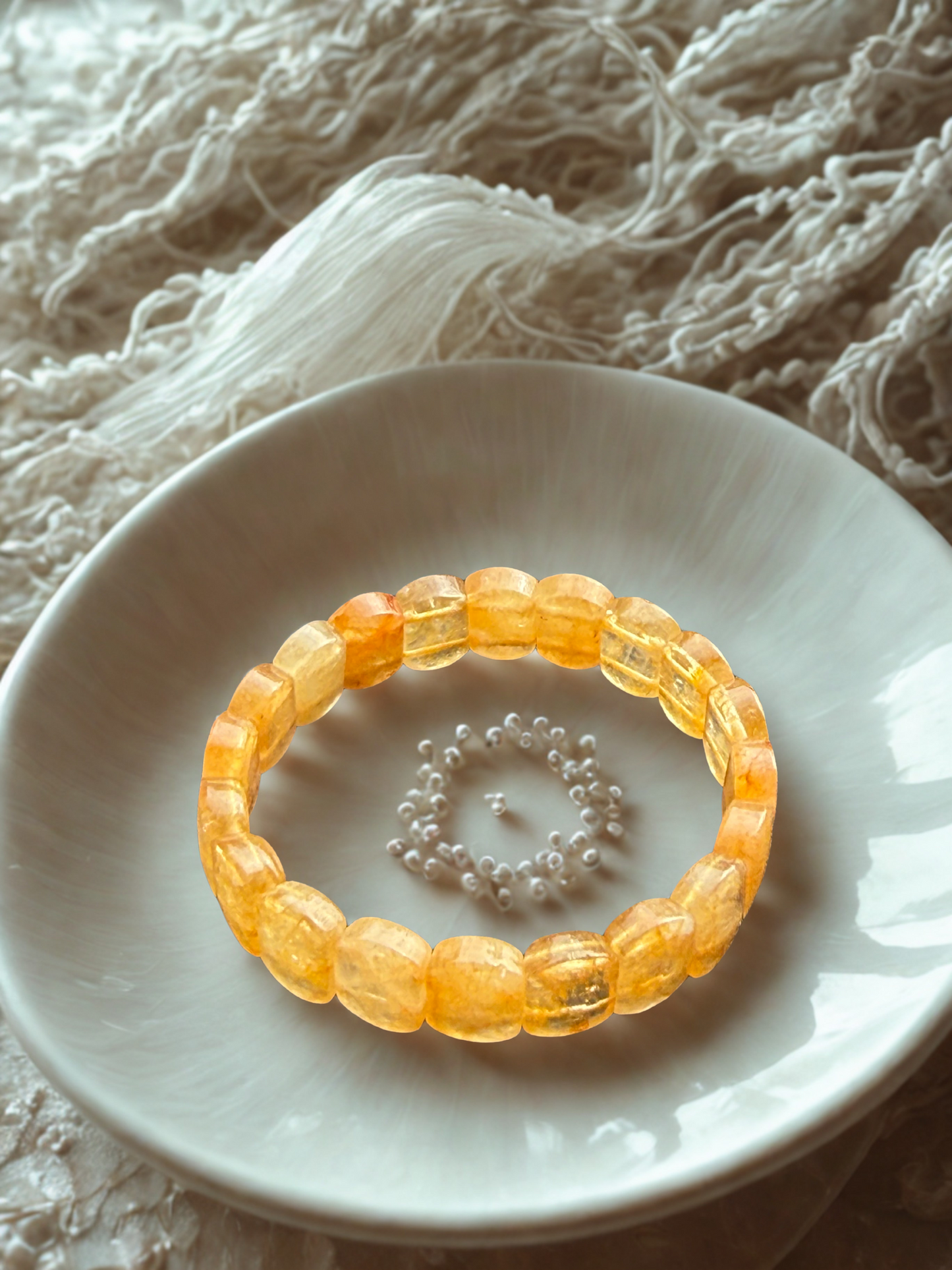 Citrine Slab Cut Bracelet
