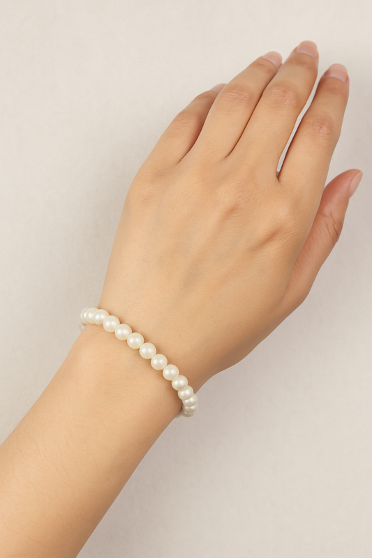 Natural Pearl Grace & Purity Bracelet