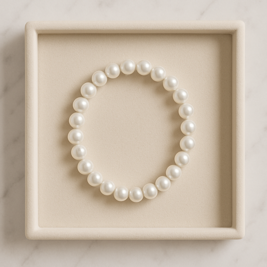 Natural Pearl Grace & Purity Bracelet