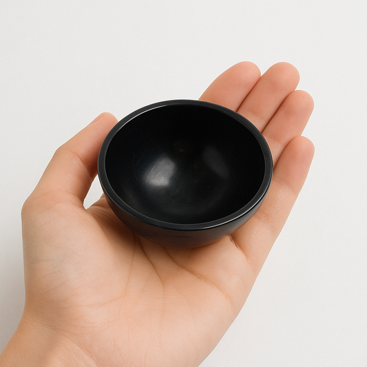 Black Onyx Crystal Bowl
