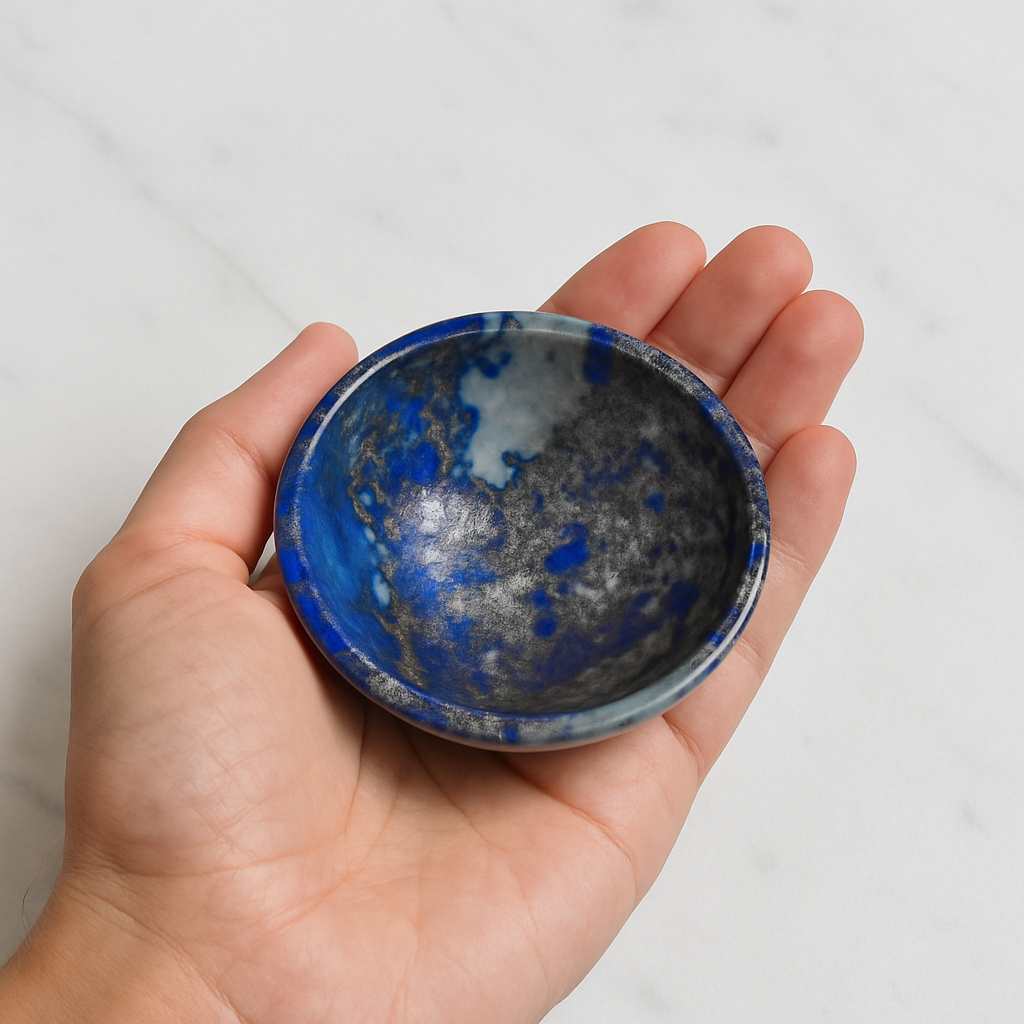 Lapis Lazuli Crystal Bowl – 2”