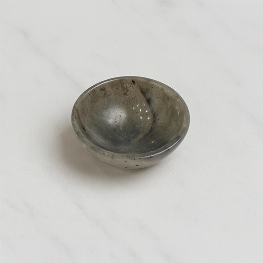 Grey Agate Crystal Bowl – 2”