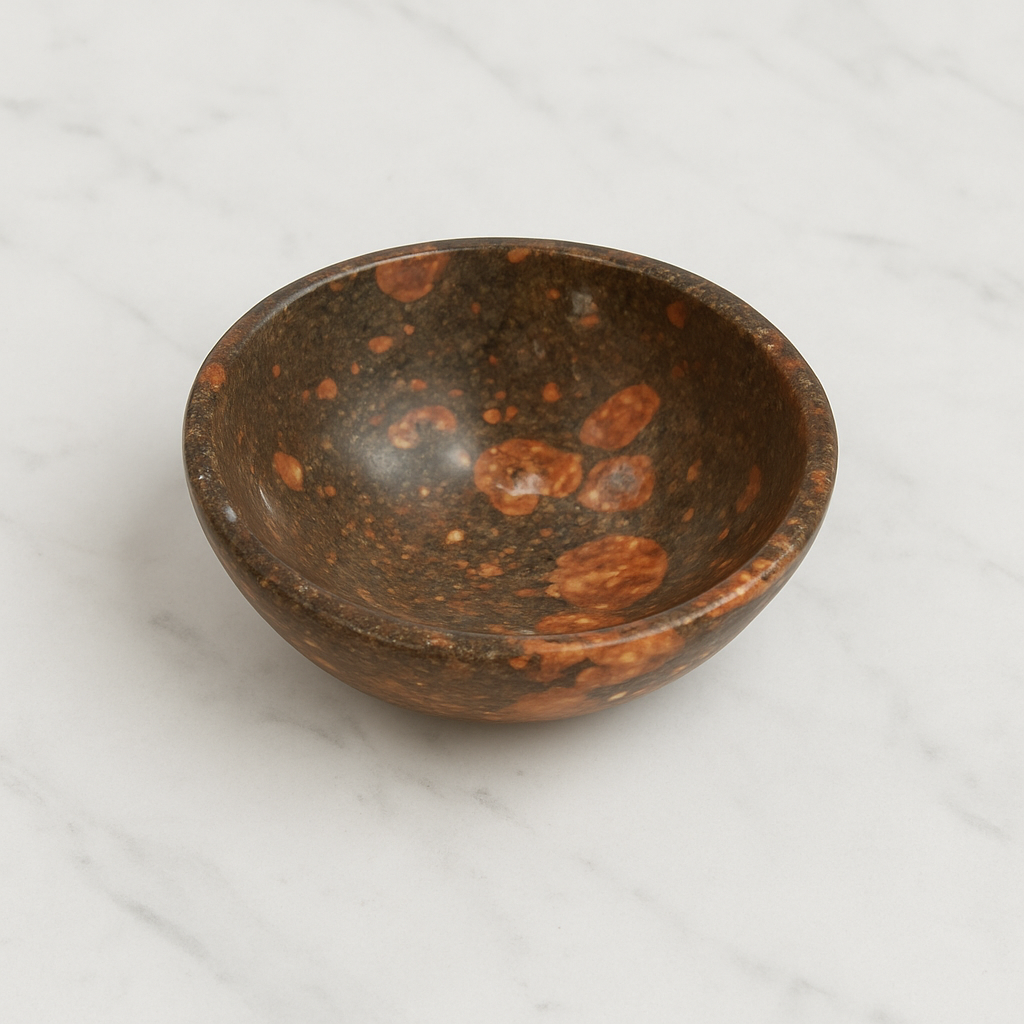 Unakite Crystal Bowl – 2”