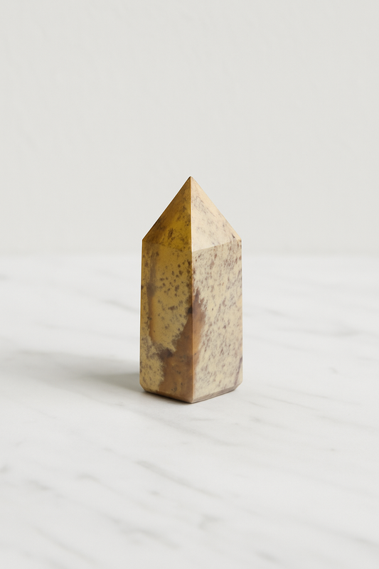 Yellow Jasper Tower – Solar Plexus Confidence Stone