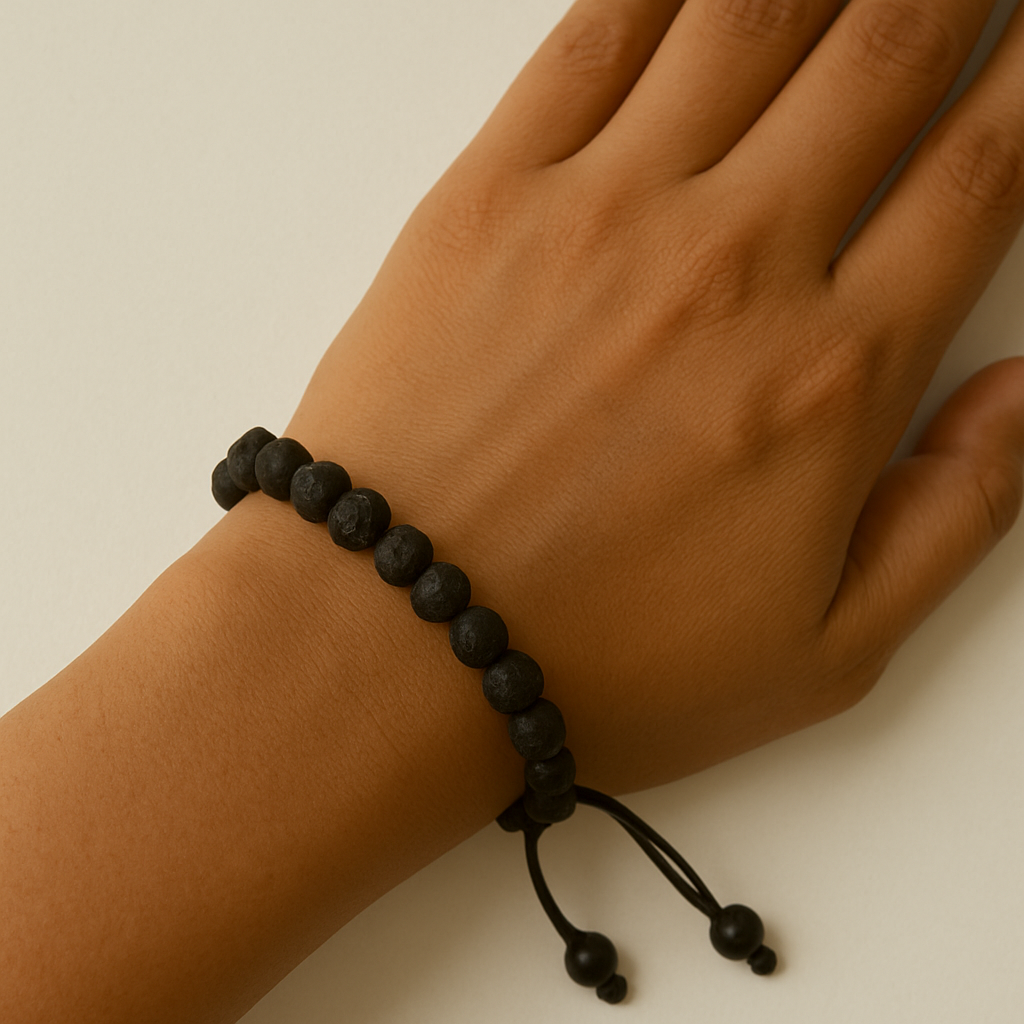 Lava Stone 6mm Adjustable Thread Bracelet