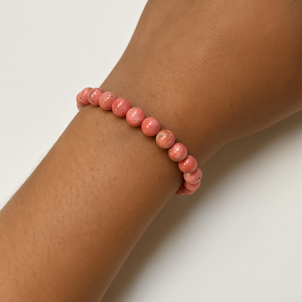 Rhodochrosite Bracelet – Heart Awakening & Inner Child Healing