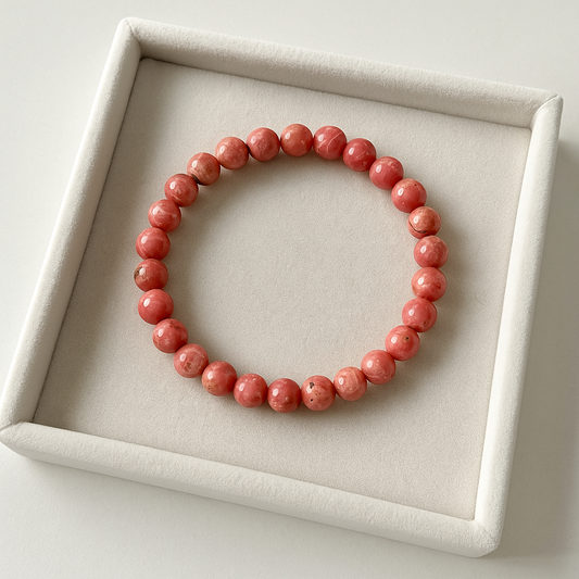 Rhodochrosite Bracelet – Heart Awakening & Inner Child Healing