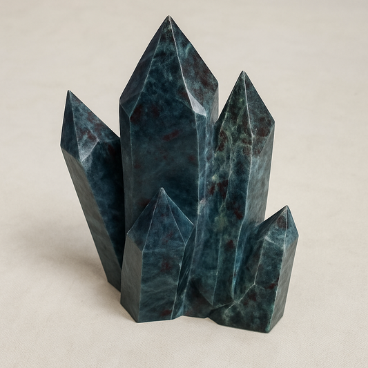 Ruby in Kyanite Family Cluster – Grounded Passion & Aligned Power