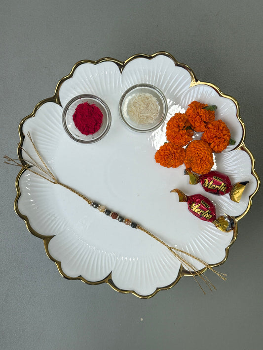Suraksha Sutra Rakhi – For Strength, Wisdom & Divine Protection