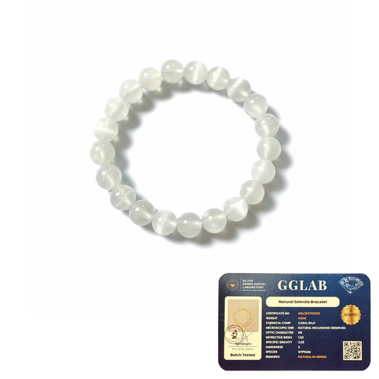 Selenite Bracelet – Aura Cleanser & Energy Shield