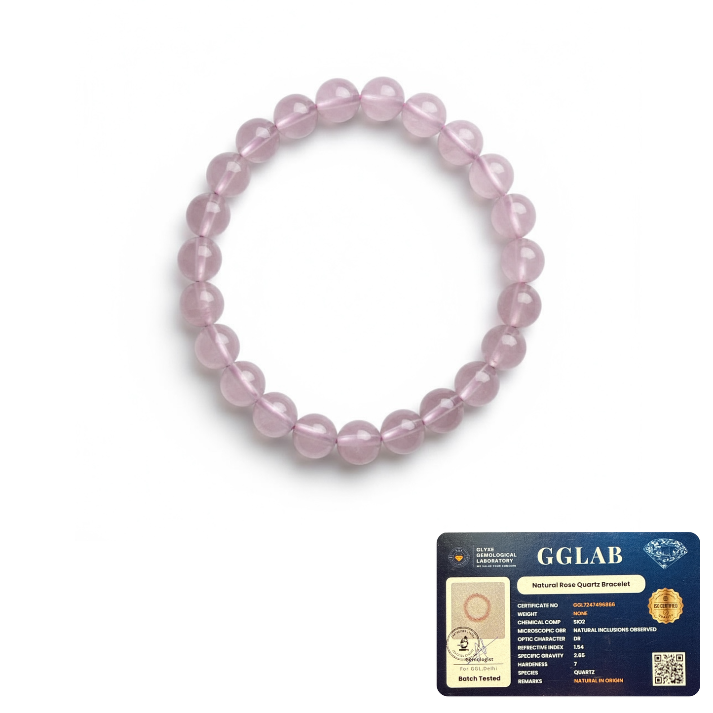 Rose Quartz Love & Healing Bracelet