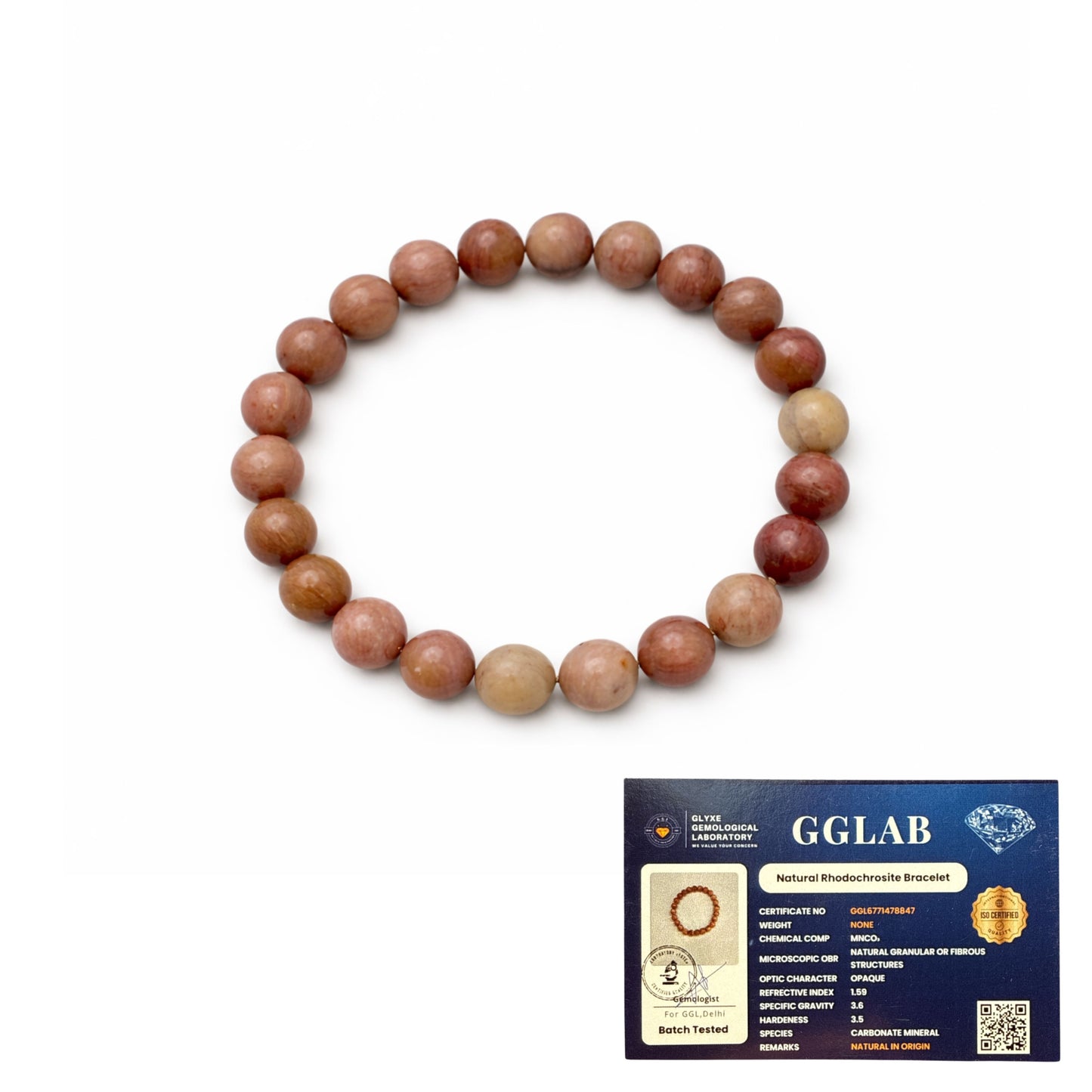 Rhodochrosite Bracelet – Heart Awakening & Inner Child Healing