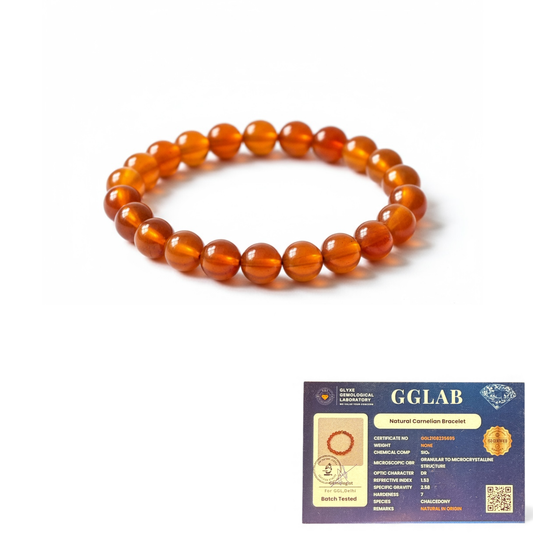 Red Hakik (Carnelian) Bracelet