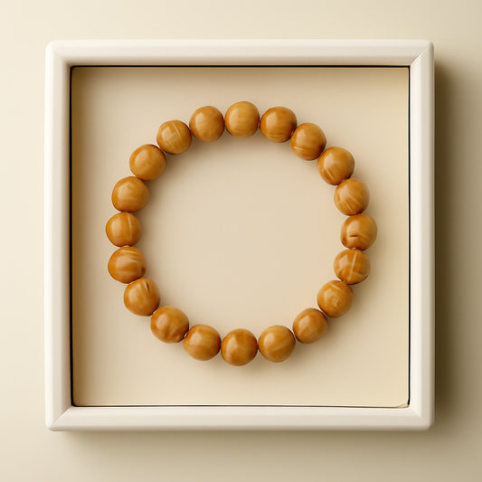 Camel Jasper Grounding & Stability Bracelet Stone of Inner Strength